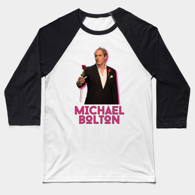 Michael bolton\\\original retro fan art Baseball T-Shirt by MisterPumpkin